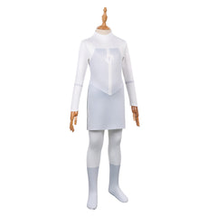 Cosplay Costume Viltrumite Anissa Invincible 4(2026) TV Cosplay Combinaison Blanche Enfant