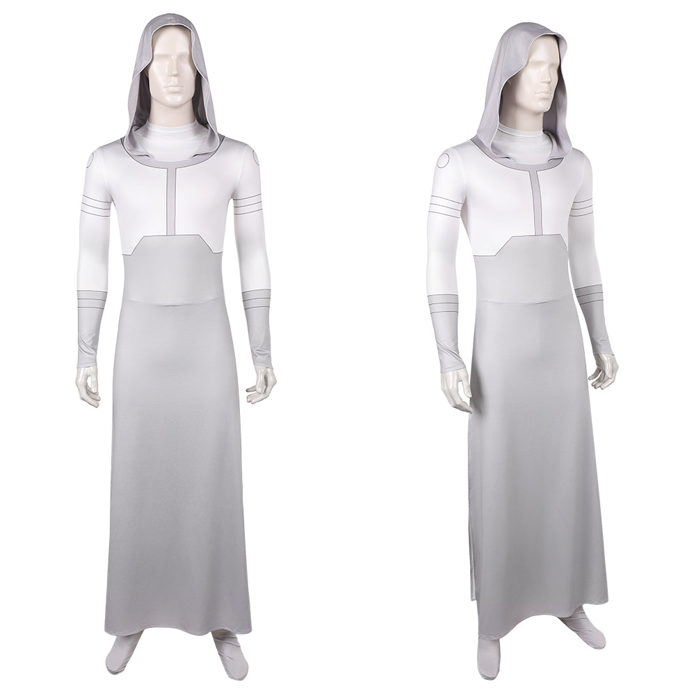 Cosplay Costume Viltrumite Council Invincible 4(2026) Combinaison Blanche et Grise Homme