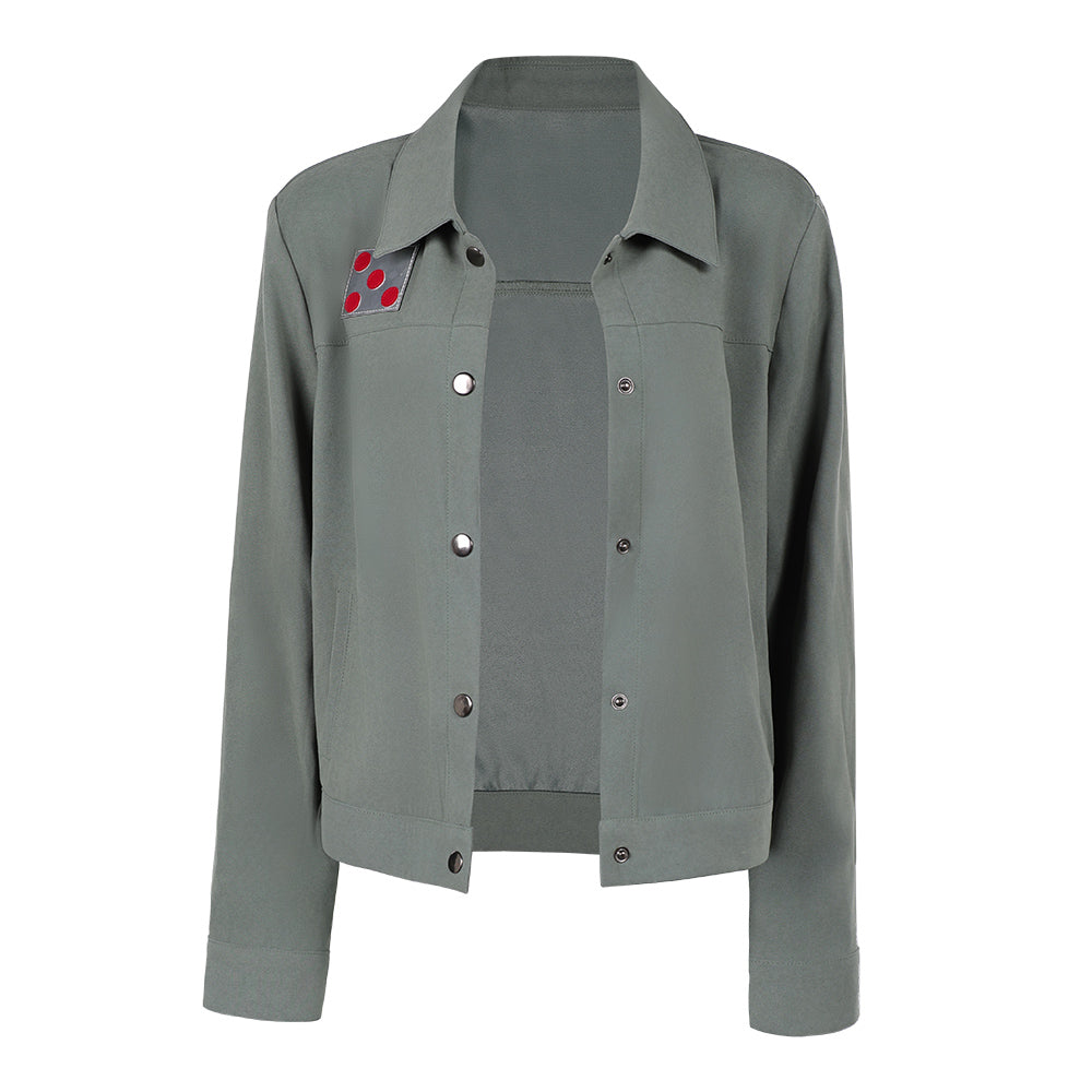 Cosplay Costume Ward The Mando and Grogu(2026) Film Cosplay Veste Verte Femme