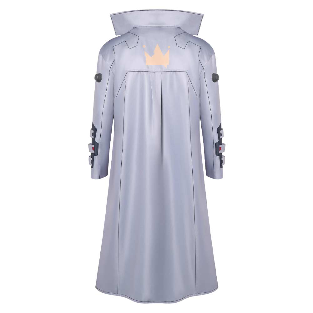 Cosplay Costume Weak Kingsley Cyberpunk: Edgerunners 2(2026) TV Cosplay Veste Grise et Bleue Homme