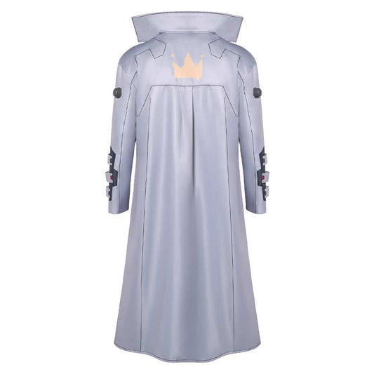 Cosplay Costume Weak Kingsley Cyberpunk: Edgerunners 2(2026) TV Cosplay Veste Grise et Bleue Homme