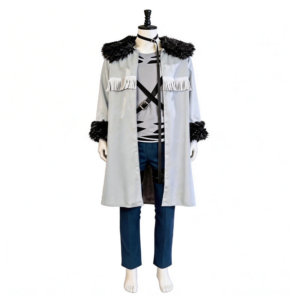 Cosplay Costume Wirbel Sousou no Frieren(2026) Anime Cosplay Tenue Grise Homme