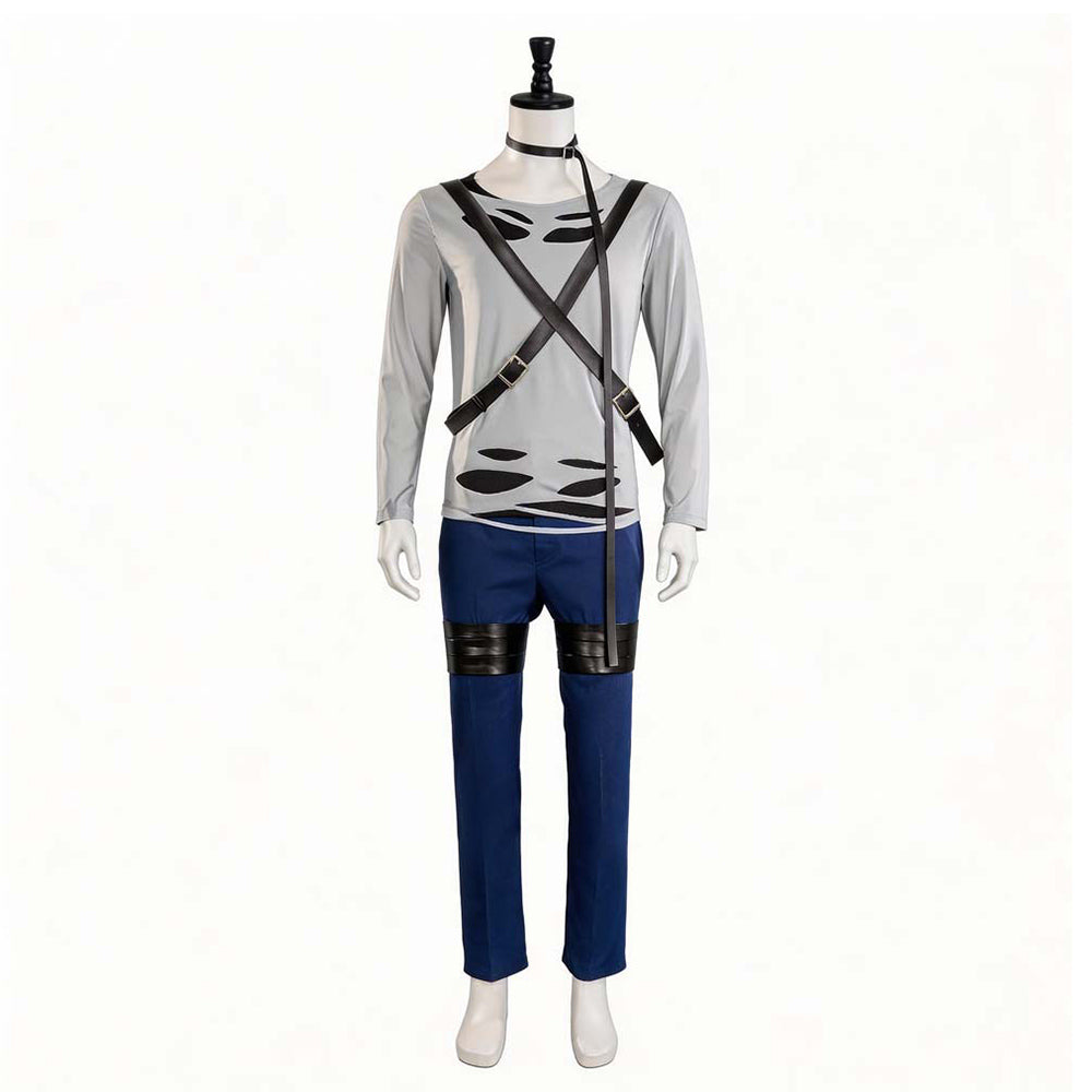 Cosplay Costume Wirbel Sousou no Frieren(2026) Anime Cosplay Tenue Grise Homme