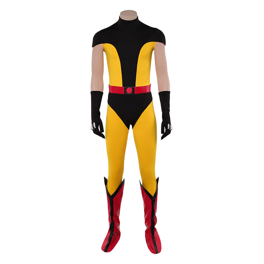Cosplay Costume Wolverine X-Men '97 Saison 2(2026) TV Cosplay Tenue Jaune et Noire Homme