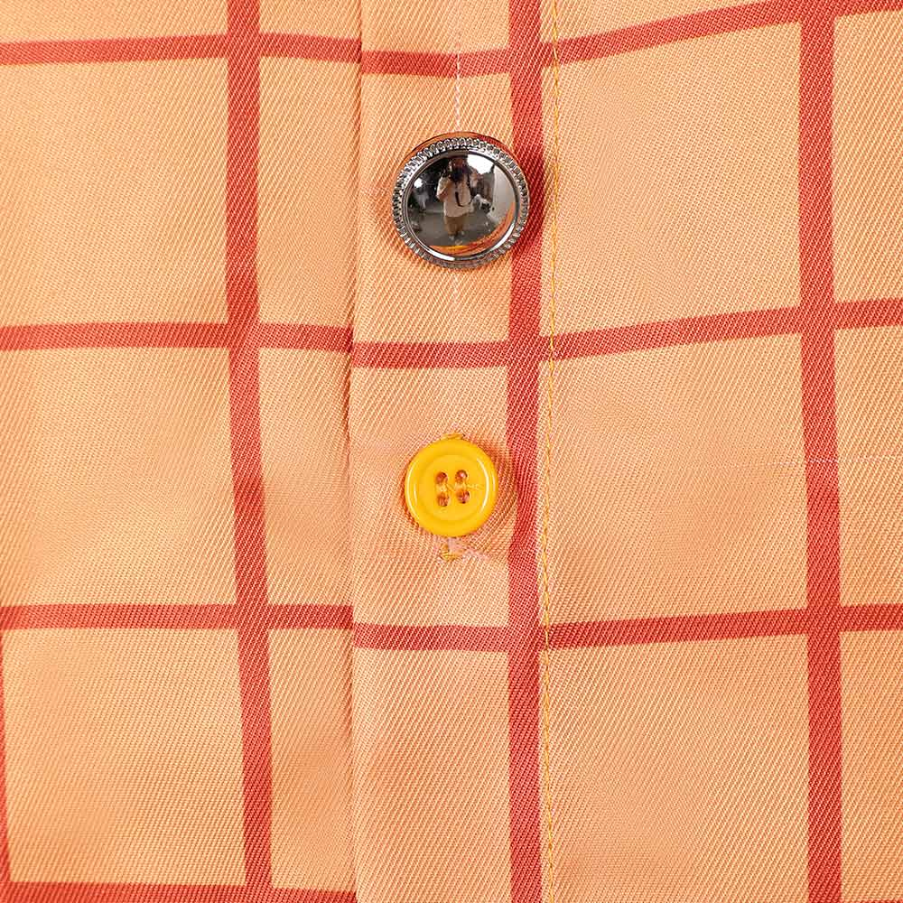 Cosplay Costume Woody Film Cosplay Chemise Orange Homme