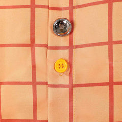 Cosplay Costume Woody Film Cosplay Chemise Orange Homme