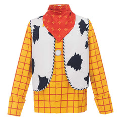 Cosplay Costume Woody Film Cosplay Tenue Jaune Homme