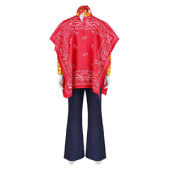 Cosplay Costume Woody Film Cosplay Tenue Rouge Homme
