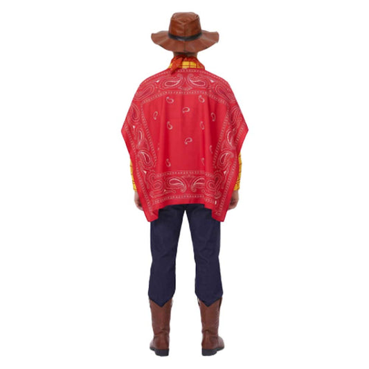 Cosplay Costume Woody Film Cosplay Tenue Rouge Homme