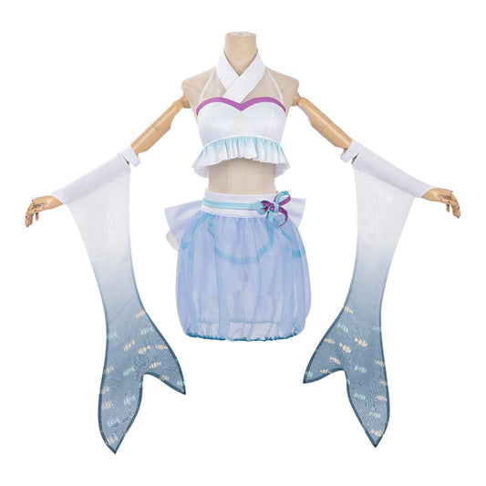 Cosplay Costume Yachiyo Runami Cosmic Princess Kaguya(2026) Anime Cosplay Maillot de Bain Bleue Femme