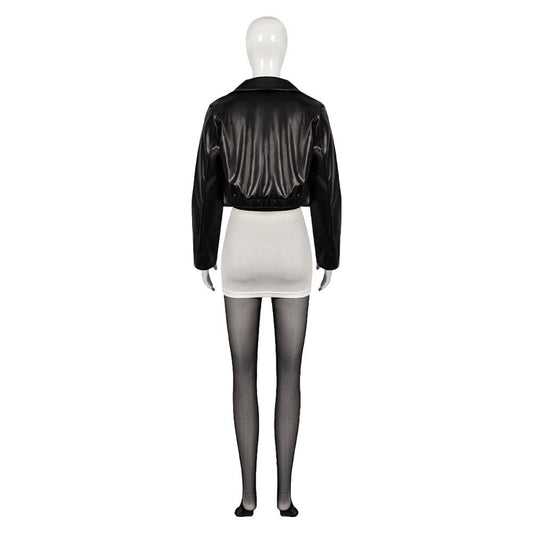 Cosplay Costume Yamada Smoking Behind the Supermarket with You(2026) Anime Cosplay Tenue Blanche et Noire Femme