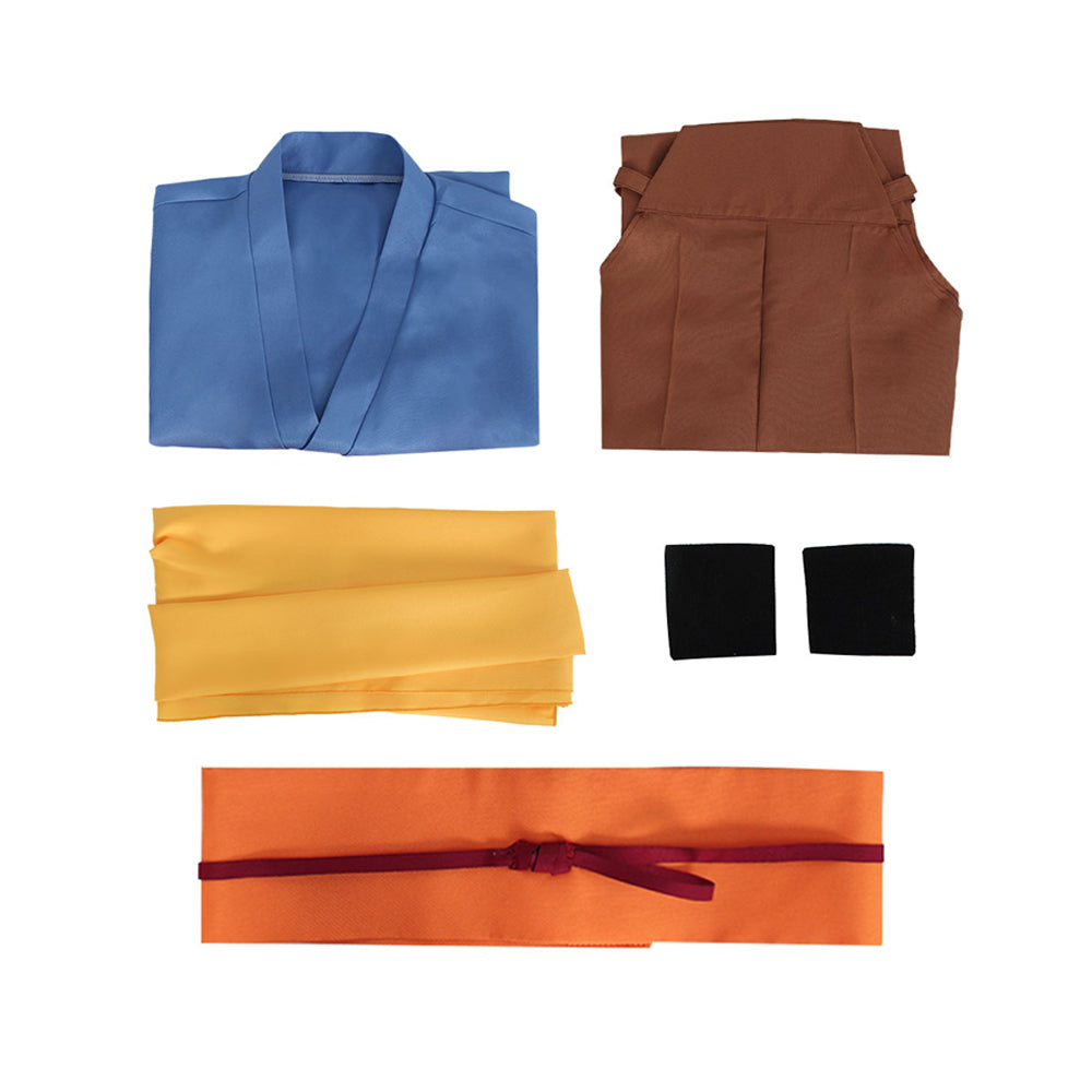Cosplay Costume Yuru The Pair of the Underworld(2026) Anime Cosplay Tenue Bleue et Jaune Homme