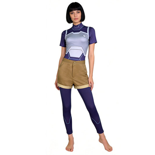Cosplay Costume Zoe Invincible 4(2026) TV Cosplay Combinaison Bleue Femme