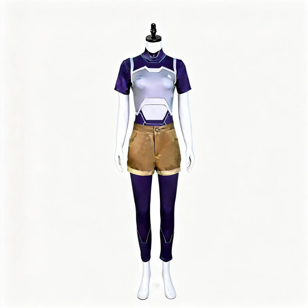 Cosplay Costume Zoe Invincible 4(2026) TV Cosplay Combinaison Bleue Femme