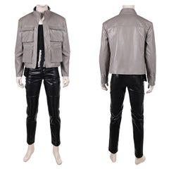 Cosplay Costume Zoro One Piece Live Action 2(2026) TV Cosplay Tenue Grise et Noire Homme