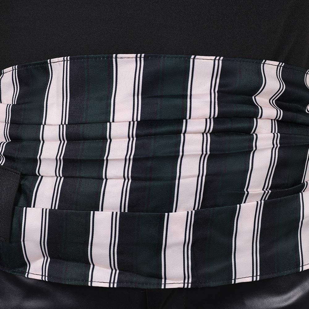 Cosplay Costume Zoro One Piece Live Action 2(2026) TV Cosplay Tenue Grise et Noire Homme