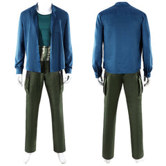 Cosplay Costume Zorro One Piece Live Action 2(2026) TV Cosplay Tenue Bleue Homme