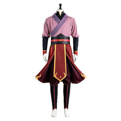 Cosplay Costume Zuko Avatar Aang: The Last Airbender(2026) Film Cosplay Tenue Rouge Homme