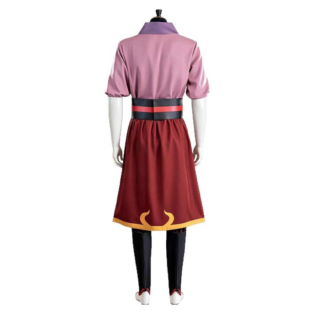 Cosplay Costume Zuko Avatar Aang: The Last Airbender(2026) Film Cosplay Tenue Rouge Homme