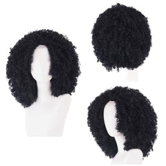 Cosplay Perruque Brook One Piece Thriller Bark Arc Anime Perruque Noire Homme
