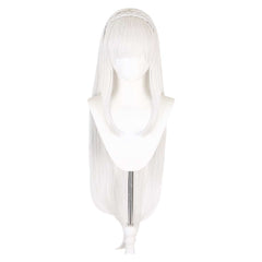 Cosplay Perruque Emilia RE0(2026) Anime Perruque Blanche Femme