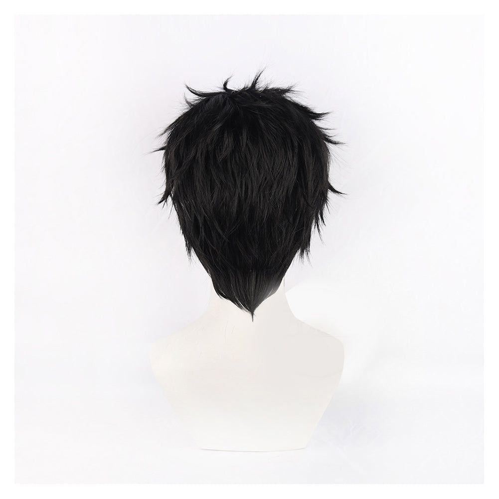 Cosplay Perruque Hiromi Higuruma Anime Perruque Noire Homme