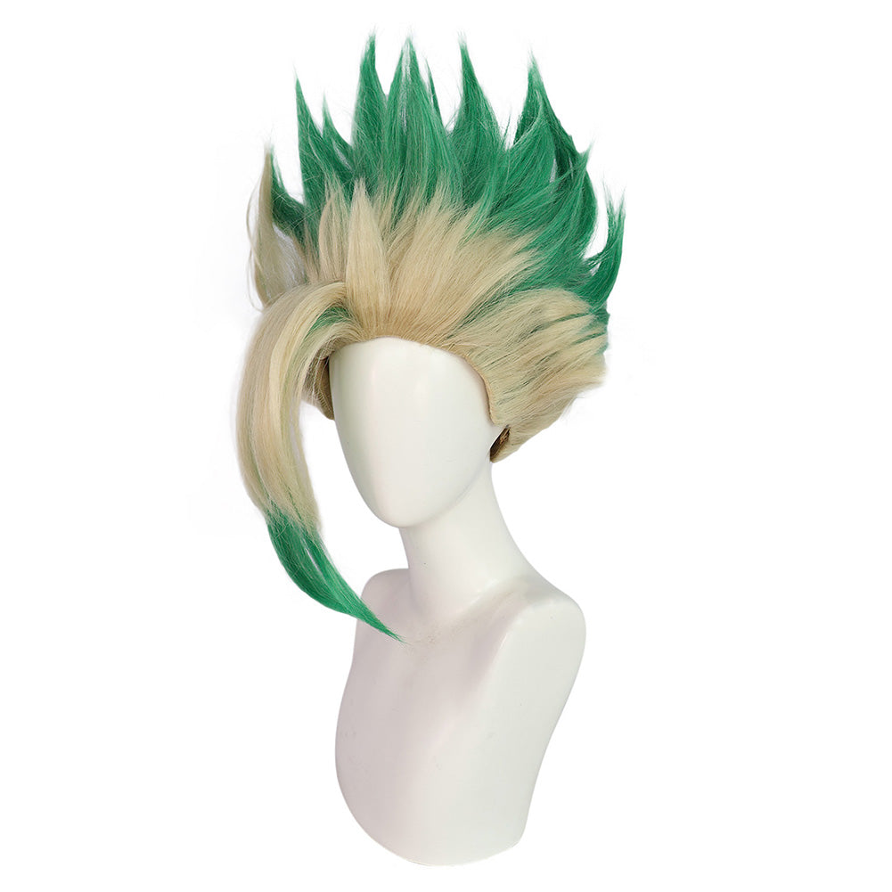 Cosplay Perruque Ishigami Senkuu Dr. Stone Science Future(2026) Anime Perruque Verte Homme