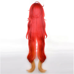 Cosplay Perruque Mavuika Genshin Impact Jeu Perruque Rouge Femme