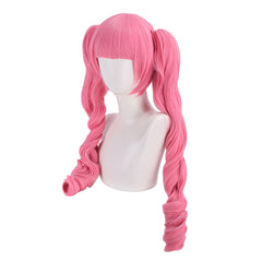 Cosplay Perruque Perona One Piece Thriller Bark Arc Anime Perruque Rose Femme