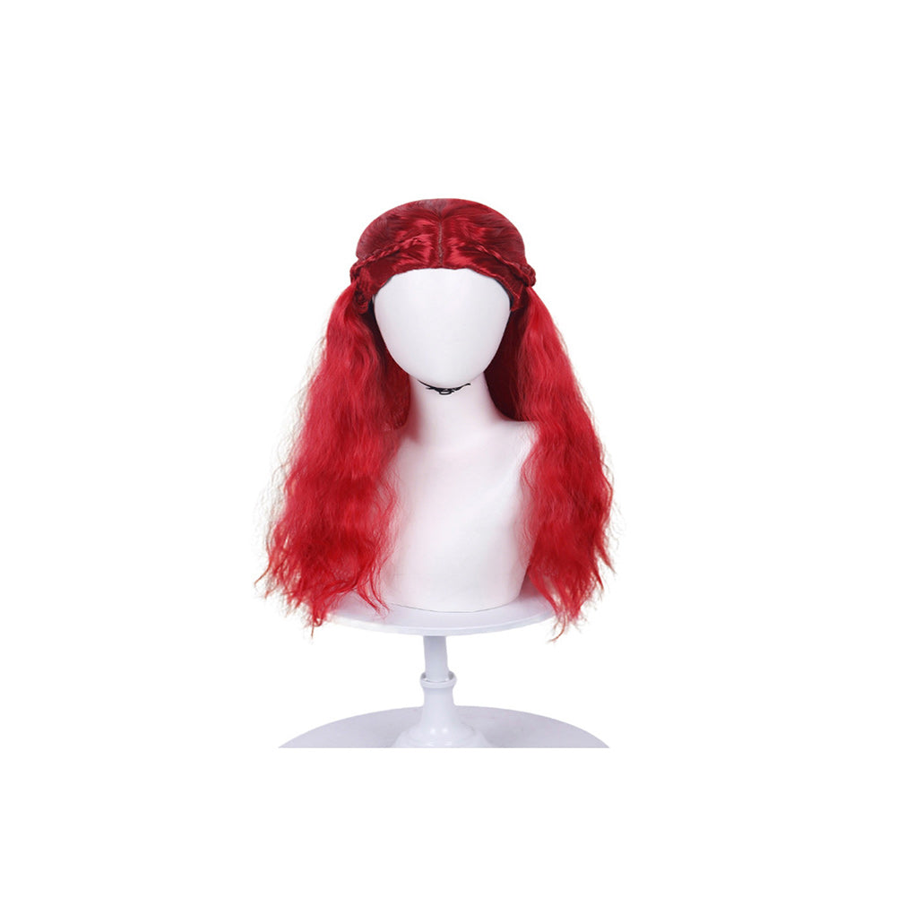 Cosplay Perruque Red Descendants: The Rise of Red Film Perruque Rouge Femme