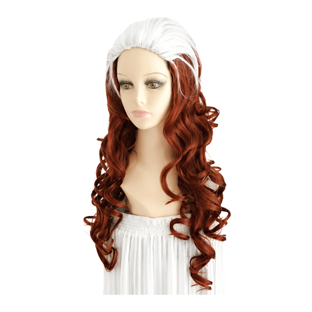 Cosplay Perruque Rogue X-Men ‘97 Saison 2(2026) TV Perruque Blanche et Marron Femme