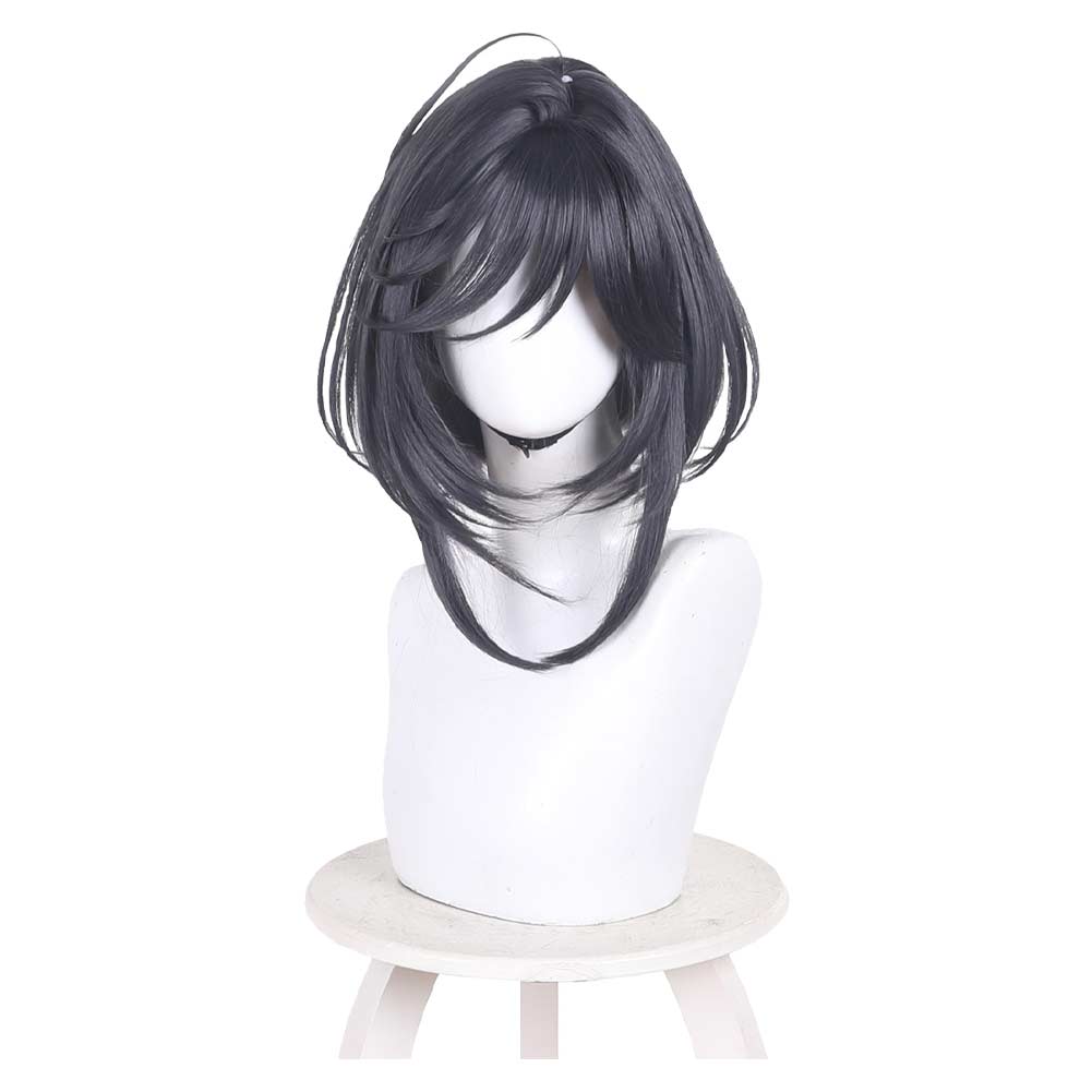 Cosplay Perruque Sapphire The Ribbon Hero(2026) Anime Perruque Noire Femme