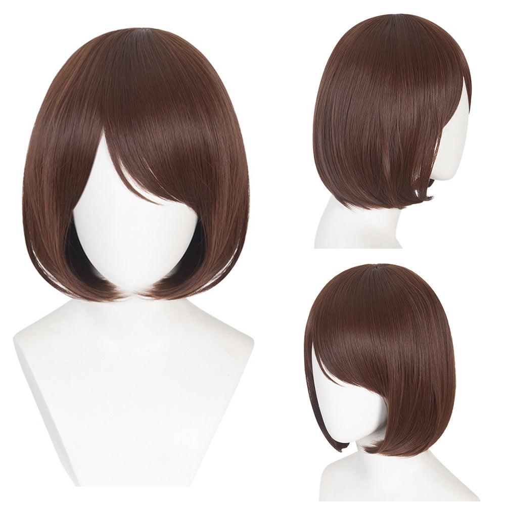 Cosplay Perruque Shoko Ieiri Jujutsu Kaisen Saison 3(2026) Anime Perruque Marron Femme