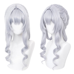 Cosplay Perruque The Tsaritsa Genshin Impact Jeu Perruque Argentée Femme
