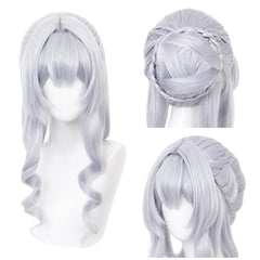 Cosplay Perruque The Tsaritsa Genshin Impact Jeu Perruque Argentée Femme