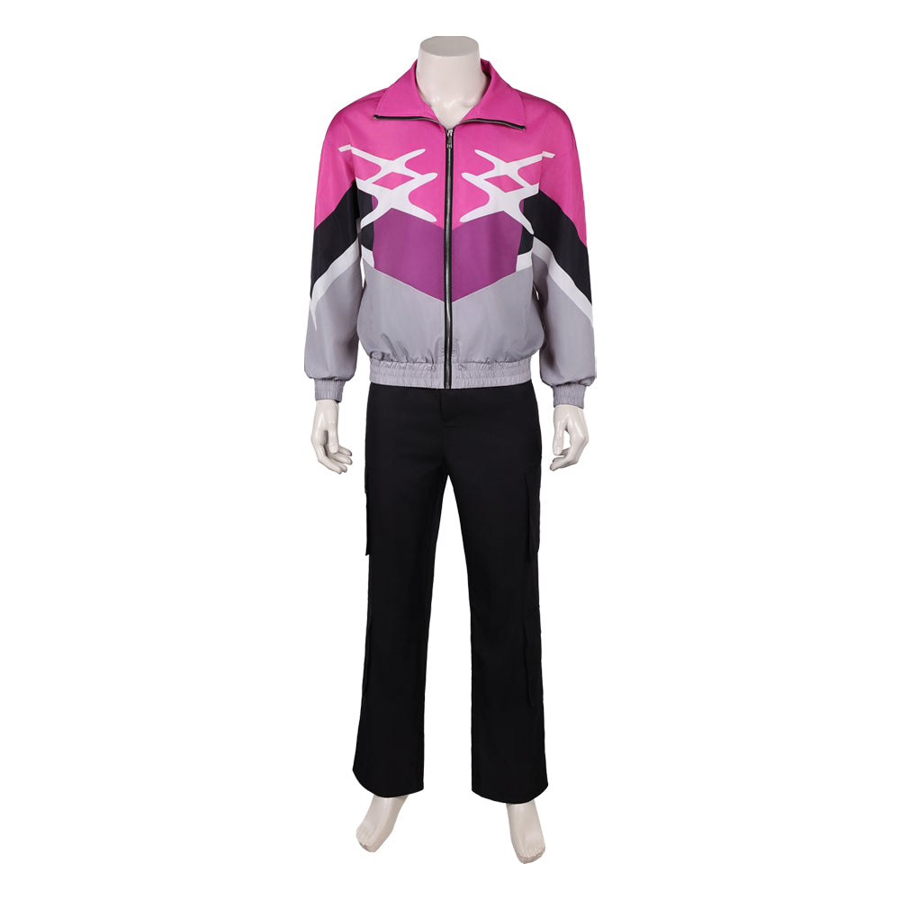 Crime 101(2026) Ormon Tenue Noire et Rose Cosplay Costume