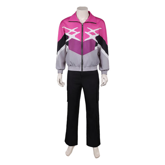 Crime 101(2026) Ormon Tenue Noire et Rose Cosplay Costume