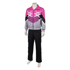 Crime 101(2026) Ormon Tenue Noire et Rose Cosplay Costume