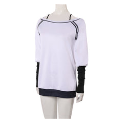 Dandadan Saison 2 (2025) Momo Ayase Haut Blanche et Noire Cosplay Costume