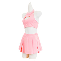 Death Note Misa Amane Tenue Rose Cosplay Costume