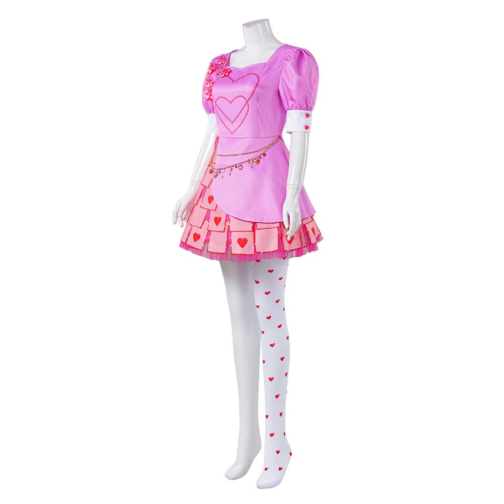 Descendants: L'Ascension de Red(2024) Bridget Robe Rose Cosplay Costume Ver.2