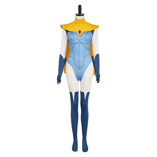 Dispatch Blazer Tenue Bleue et Jaune Cosplay Costume