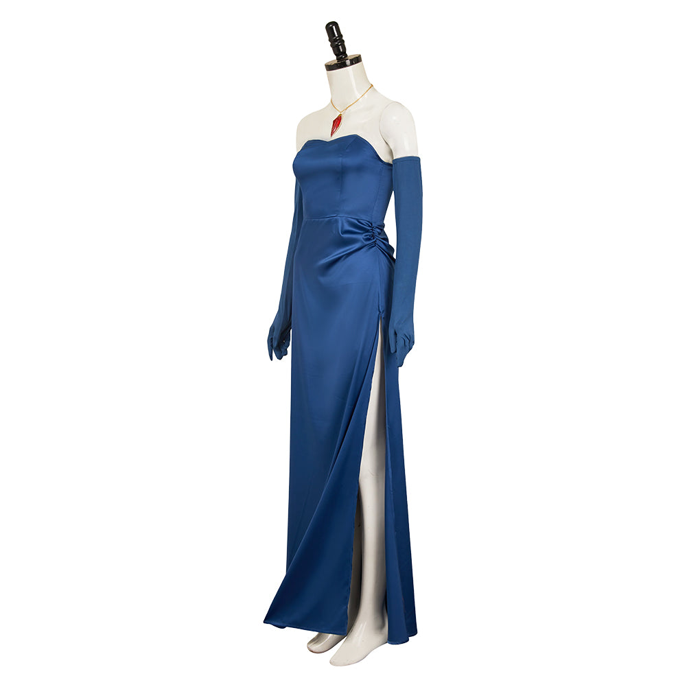 Dispatch(2025) Blazer Robe Bleue Cosplay Costume
