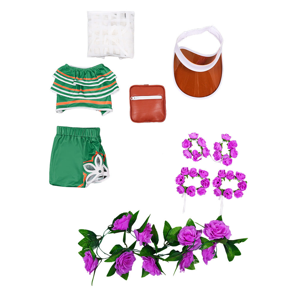 Doreen Green Sunshine Squirrel Maillot de Bain Vert Cosplay Costume