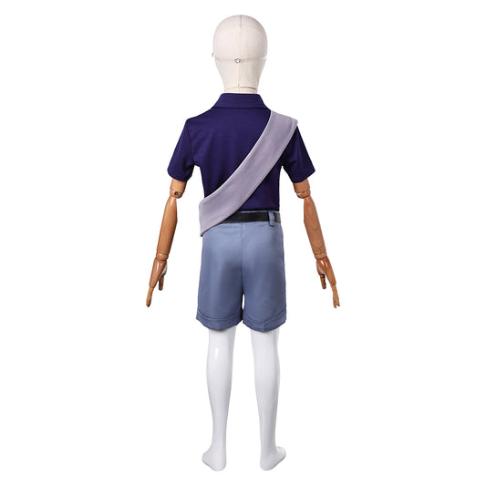 Enfant Elio(2025) Elio Tenue Bleue Cosplay Costume