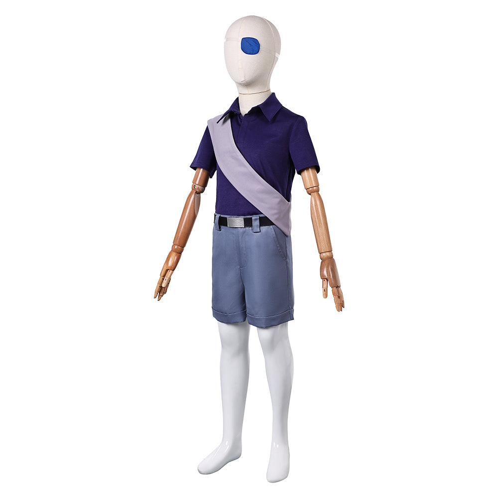 Enfant Elio(2025) Elio Tenue Bleue Cosplay Costume