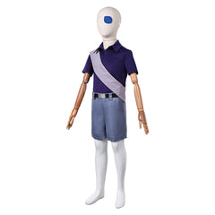 Enfant Elio(2025) Elio Tenue Bleue Cosplay Costume