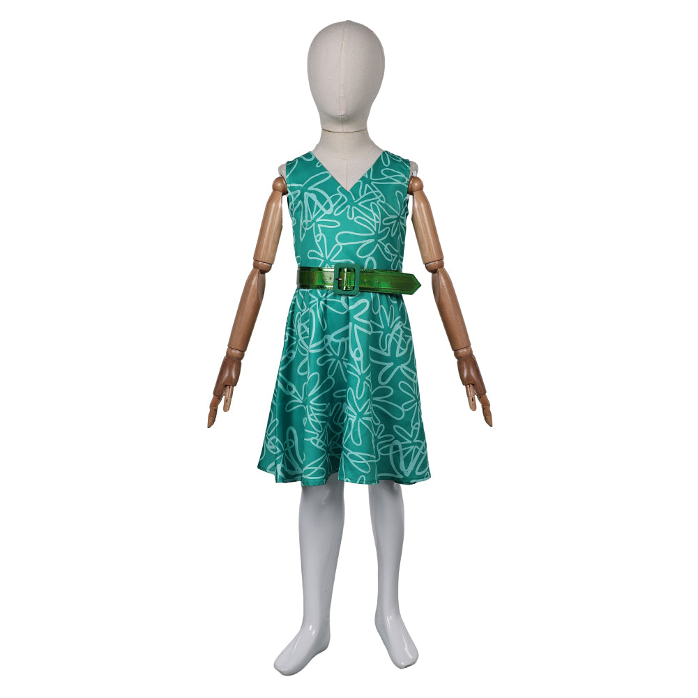 Enfant Film Vice-Versa 2(2024) Disgust Robe Cosplay Costume Ver.2