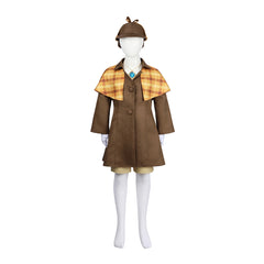 Enfant Jeu Princess Peach: Showtime!(2024) Détective Peach Cosplay Costume