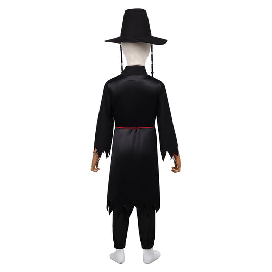 Enfant KPop Demon Hunters(2025) Jinu Saja Tenue Noire Cosplay Costume